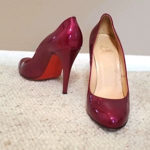 CHRISTIAN LOUBOUTIN PURPLE PUMP